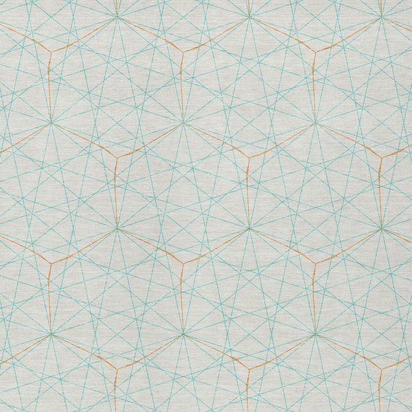 Homeroots 3' Black And Ivory Geometric Washable Area Rug - Perfect For Indoor And Outdoor Spaces, Durable Design 10' X 14' Polyester 596781