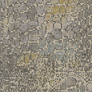 Homeroots 3' Charcoal Brown And Copper Abstract Washable Area Rug For Indoor And Outdoor Spaces, Durable Design 10' X 14' Polyester 596823