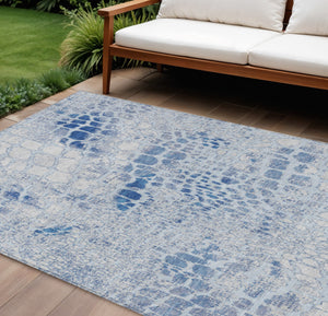 Homeroots 3' Charcoal Brown And Copper Abstract Washable Area Rug For Indoor And Outdoor Spaces, Durable Design 9' X 12' Polyester 596828