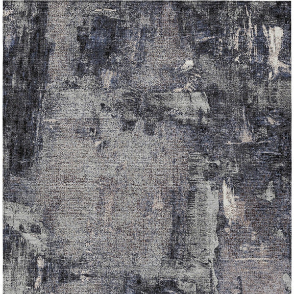 Homeroots 3' Beige And Brown Abstract Washable Indoor Outdoor Area Rug - Stylish, Durable, And Versatile Decor 3' X 5' Polyester 596848