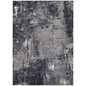 Homeroots 3' Beige And Brown Abstract Washable Indoor Outdoor Area Rug - Stylish, Durable, And Versatile Decor 5' X 8' Polyester 596849