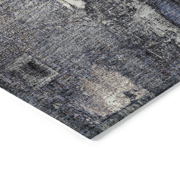 Homeroots 3' Beige And Brown Abstract Washable Indoor Outdoor Area Rug - Stylish, Durable, And Versatile Decor 8' X 10' Polyester 596851