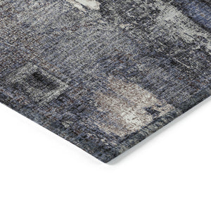 Homeroots 3' Beige And Brown Abstract Washable Indoor Outdoor Area Rug - Stylish, Durable, And Versatile Decor 9' X 12' Polyester 596852