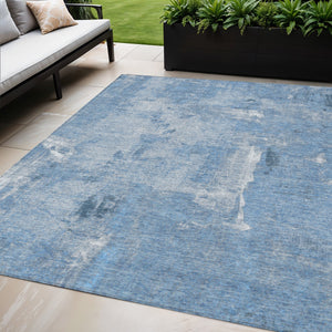 Homeroots 3' Beige And Brown Abstract Washable Indoor Outdoor Area Rug - Stylish, Durable, And Versatile Decor 5' X 8' Polyester 596855