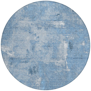 Homeroots 3' Beige And Brown Abstract Washable Indoor Outdoor Area Rug - Stylish, Durable, And Versatile Decor 8' Round Polyester 596856