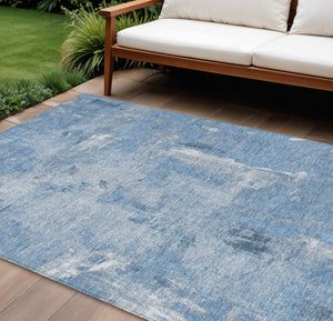 Homeroots 3' Beige And Brown Abstract Washable Indoor Outdoor Area Rug - Stylish, Durable, And Versatile Decor 8' X 10' Polyester 596857