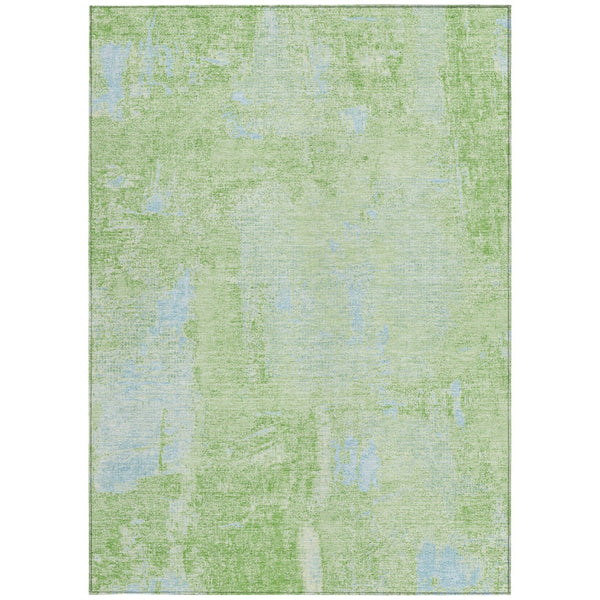 Homeroots 3' Beige And Brown Abstract Washable Indoor Outdoor Area Rug - Stylish, Durable, And Versatile Decor 3' X 5' Polyester 596860