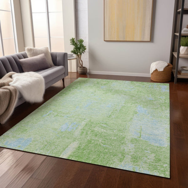 Homeroots 3' Beige And Brown Abstract Washable Indoor Outdoor Area Rug - Stylish, Durable, And Versatile Decor 3' X 5' Polyester 596860