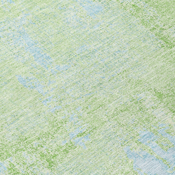 Homeroots 3' Beige And Brown Abstract Washable Indoor Outdoor Area Rug - Stylish, Durable, And Versatile Decor 8' Round Polyester 596862