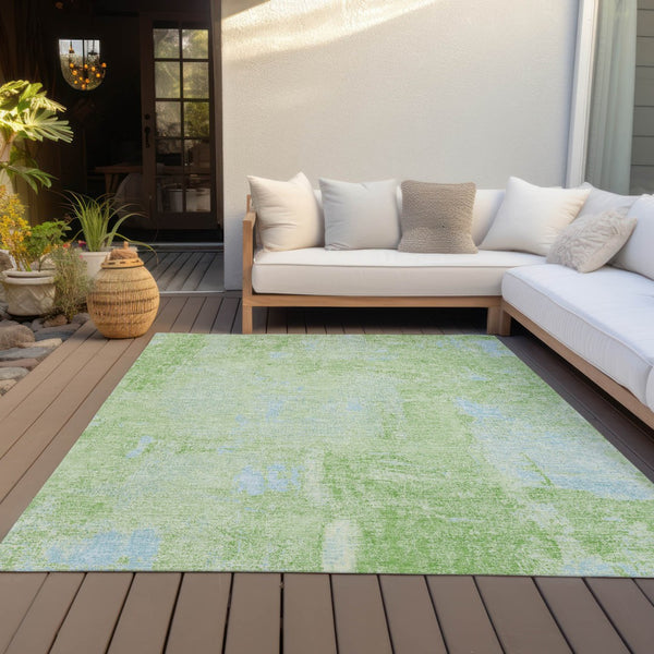 Homeroots 3' Beige And Brown Abstract Washable Indoor Outdoor Area Rug - Stylish, Durable, And Versatile Decor 8' X 10' Polyester 596863