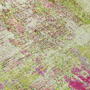 Homeroots 3' Beige And Brown Abstract Washable Indoor Outdoor Area Rug - Stylish, Durable, And Versatile Decor 8' Round Polyester 596874