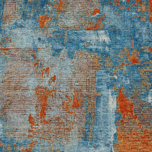 Homeroots 3' Beige And Brown Abstract Washable Indoor Outdoor Area Rug - Stylish, Durable, And Versatile Decor 8' X 10' Polyester 596881