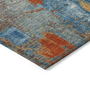 Homeroots 3' Beige And Brown Abstract Washable Indoor Outdoor Area Rug - Stylish, Durable, And Versatile Decor 9' X 12' Polyester 596882