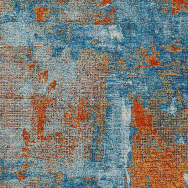 Homeroots 3' Beige And Brown Abstract Washable Indoor Outdoor Area Rug - Stylish, Durable, And Versatile Decor 9' X 12' Polyester 596882