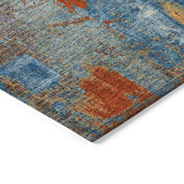 Homeroots 3' Beige And Brown Abstract Washable Indoor Outdoor Area Rug - Stylish, Durable, And Versatile Decor 10' X 14' Polyester 596883