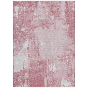 Homeroots 3' Beige And Brown Abstract Washable Indoor Outdoor Area Rug - Stylish, Durable, And Versatile Decor 9' X 12' Polyester 596888