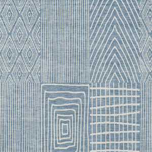 Homeroots 3' Beige And Ivory Geometric Washable Area Rug - Versatile Indoor Outdoor Design For Any Space 3' X 5' Polyester 596914