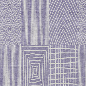 Homeroots 3' Beige And Ivory Geometric Washable Area Rug - Versatile Indoor Outdoor Design For Any Space 8' X 10' Polyester 596947