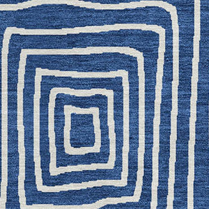 Homeroots 3' Beige And Ivory Geometric Washable Area Rug - Versatile Indoor Outdoor Design For Any Space 8' Round Polyester 596952