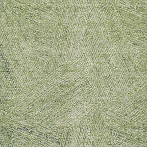 Homeroots 3' Artichoke Green And Ivory Abstract Washable Area Rug – Perfect For Indoor And Outdoor Use! 9' X 12' Polyester 596984