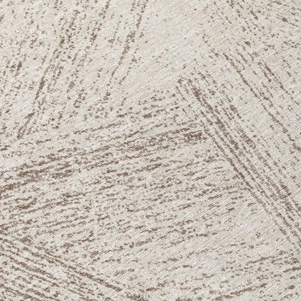 Homeroots 3' Artichoke Green And Ivory Abstract Washable Area Rug – Perfect For Indoor And Outdoor Use! 8' Round Polyester 596988