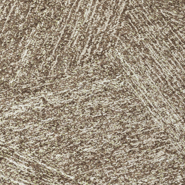 Homeroots 3' Artichoke Green And Ivory Abstract Washable Area Rug – Perfect For Indoor And Outdoor Use! 8' Round Polyester 596994