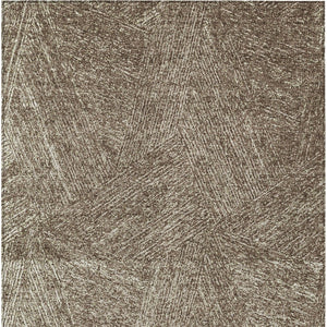 Homeroots 3' Artichoke Green And Ivory Abstract Washable Area Rug – Perfect For Indoor And Outdoor Use! 10' X 14' Polyester 596997