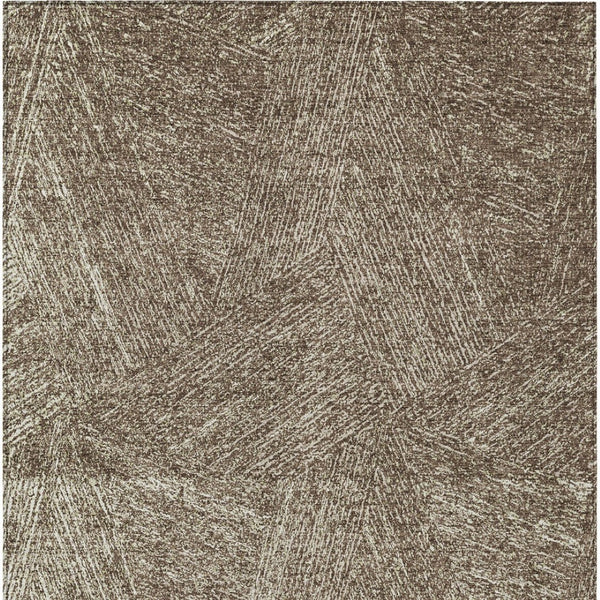 Homeroots 3' Artichoke Green And Ivory Abstract Washable Area Rug – Perfect For Indoor And Outdoor Use! 10' X 14' Polyester 596997