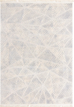 Unique Loom Arlo AJ Machine Made Geometric Rug Sandy Beige, Gray/Ivory 9' 0" x 12' 2"