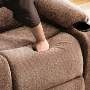 English Elm Infinite Power Lift Recliner with Massage Heat Usb Port and Cup Holders for Seniors W5029P388739
