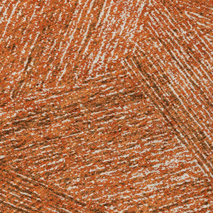 Homeroots 3' Artichoke Green And Ivory Abstract Washable Area Rug – Perfect For Indoor And Outdoor Use! 8' Round Polyester 597000