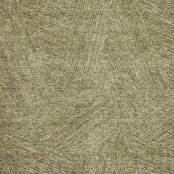 Homeroots 3' Artichoke Green And Ivory Abstract Washable Area Rug – Perfect For Indoor And Outdoor Use! 8' X 10' Polyester 597013