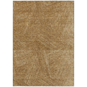 Homeroots 3' Artichoke Green And Ivory Abstract Washable Area Rug – Perfect For Indoor And Outdoor Use! 10' X 14' Polyester 597021