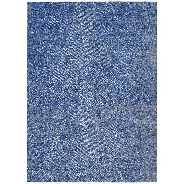 Homeroots 3' Artichoke Green And Ivory Abstract Washable Area Rug – Perfect For Indoor And Outdoor Use! 5' X 8' Polyester 597029