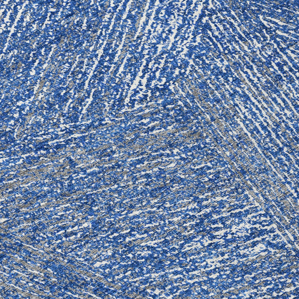 Homeroots 3' Artichoke Green And Ivory Abstract Washable Area Rug – Perfect For Indoor And Outdoor Use! 8' Round Polyester 597030