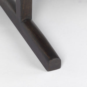 Homeroots 55" Solid Wood Double Pedestal Coffee Table - Stylish Dark Brown Design For Living Room & Office   597055