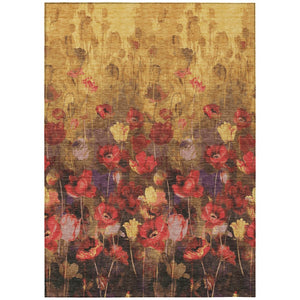 HomeRoots 5' Timeless Floral Elegance Area Rug for Indoor & Outdoor Use - Durable, Washable & Stylish Design 8' X 10' 597060