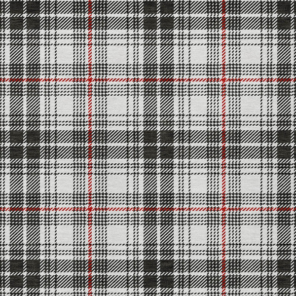 Homeroots 3' Stylish Artichoke Green Brown And Ivory Plaid Washable Area Rug For Indoor And Outdoor Use 3' X 5' Polyester 597081