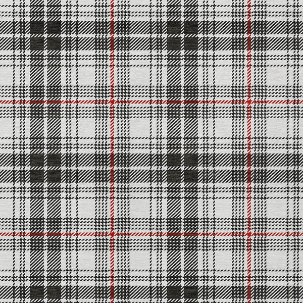 Homeroots 3' Stylish Artichoke Green Brown And Ivory Plaid Washable Area Rug For Indoor And Outdoor Use 5' X 8' Polyester 597082