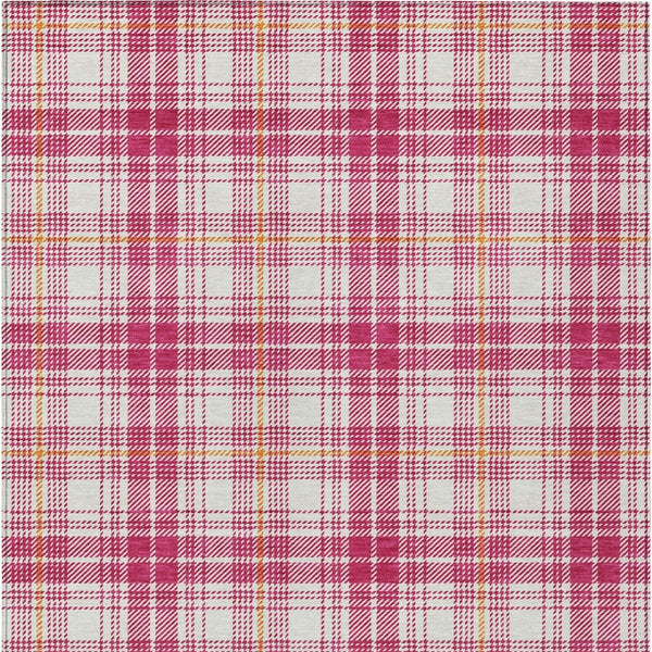 Homeroots 3' Stylish Artichoke Green Brown And Ivory Plaid Washable Area Rug For Indoor And Outdoor Use 10' X 14' Polyester 597092