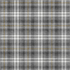 Homeroots 3' Stylish Artichoke Green Brown And Ivory Plaid Washable Area Rug For Indoor And Outdoor Use 5' X 8' Polyester 597100