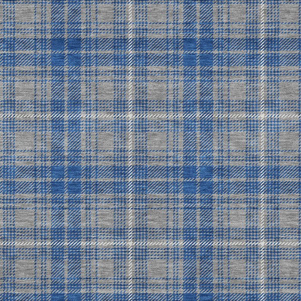 Homeroots 3' Stylish Artichoke Green Brown And Ivory Plaid Washable Area Rug For Indoor And Outdoor Use 3' X 5' Polyester 597105