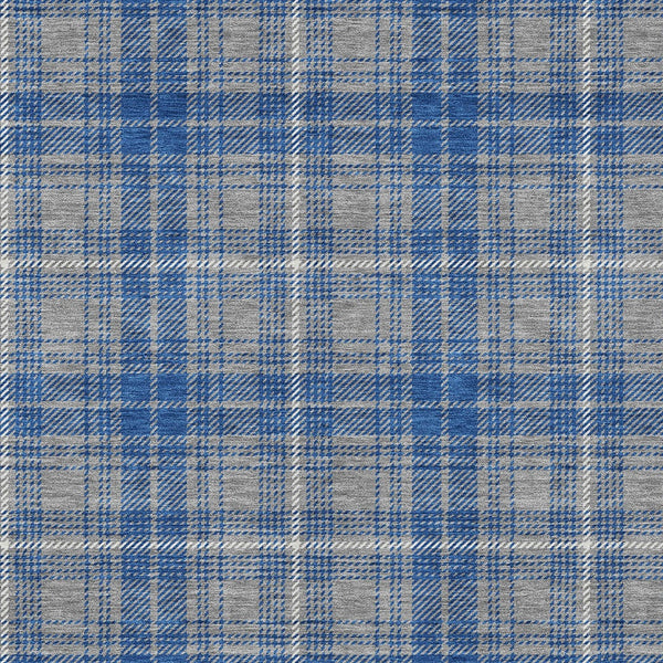 Homeroots 3' Stylish Artichoke Green Brown And Ivory Plaid Washable Area Rug For Indoor And Outdoor Use 10' X 14' Polyester 597110