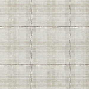 Homeroots 3' Stylish Artichoke Green Brown And Ivory Plaid Washable Area Rug For Indoor And Outdoor Use 3' X 5' Polyester 597111