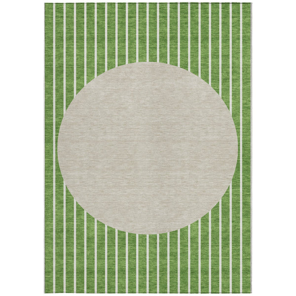 Homeroots 3' Black And Beige Striped Washable Area Rug - Durable, Stylish Design For Indoor And Outdoor Use 3' X 5' Polyester 597157