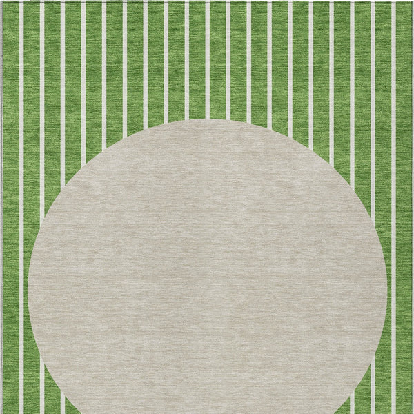Homeroots 3' Black And Beige Striped Washable Area Rug - Durable, Stylish Design For Indoor And Outdoor Use 8' X 10' Polyester 597160