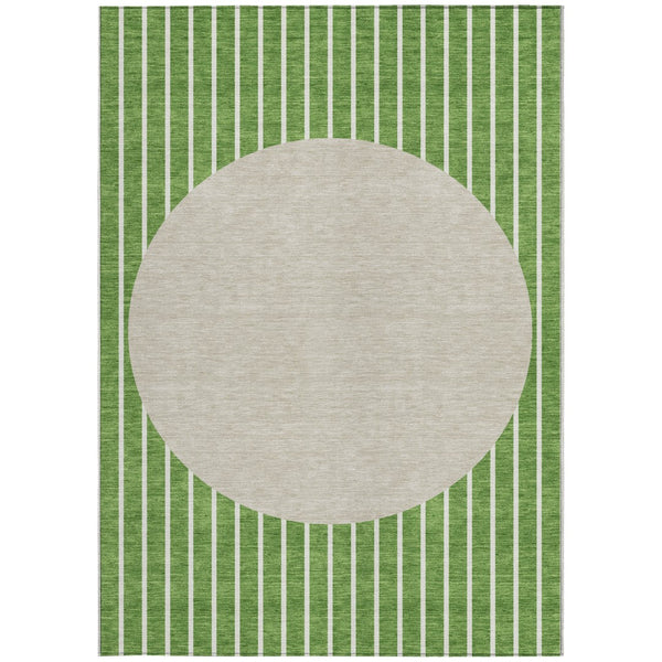 Homeroots 3' Black And Beige Striped Washable Area Rug - Durable, Stylish Design For Indoor And Outdoor Use 10' X 14' Polyester 597162