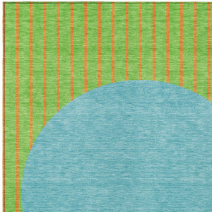 Homeroots 3' Black And Beige Striped Washable Area Rug - Durable, Stylish Design For Indoor And Outdoor Use 3' X 5' Polyester 597175