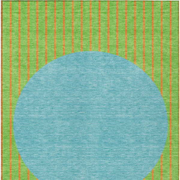 Homeroots 3' Black And Beige Striped Washable Area Rug - Durable, Stylish Design For Indoor And Outdoor Use 3' X 5' Polyester 597175