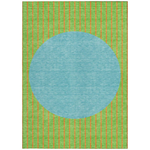 Homeroots 3' Black And Beige Striped Washable Area Rug - Durable, Stylish Design For Indoor And Outdoor Use 5' X 8' Polyester 597176